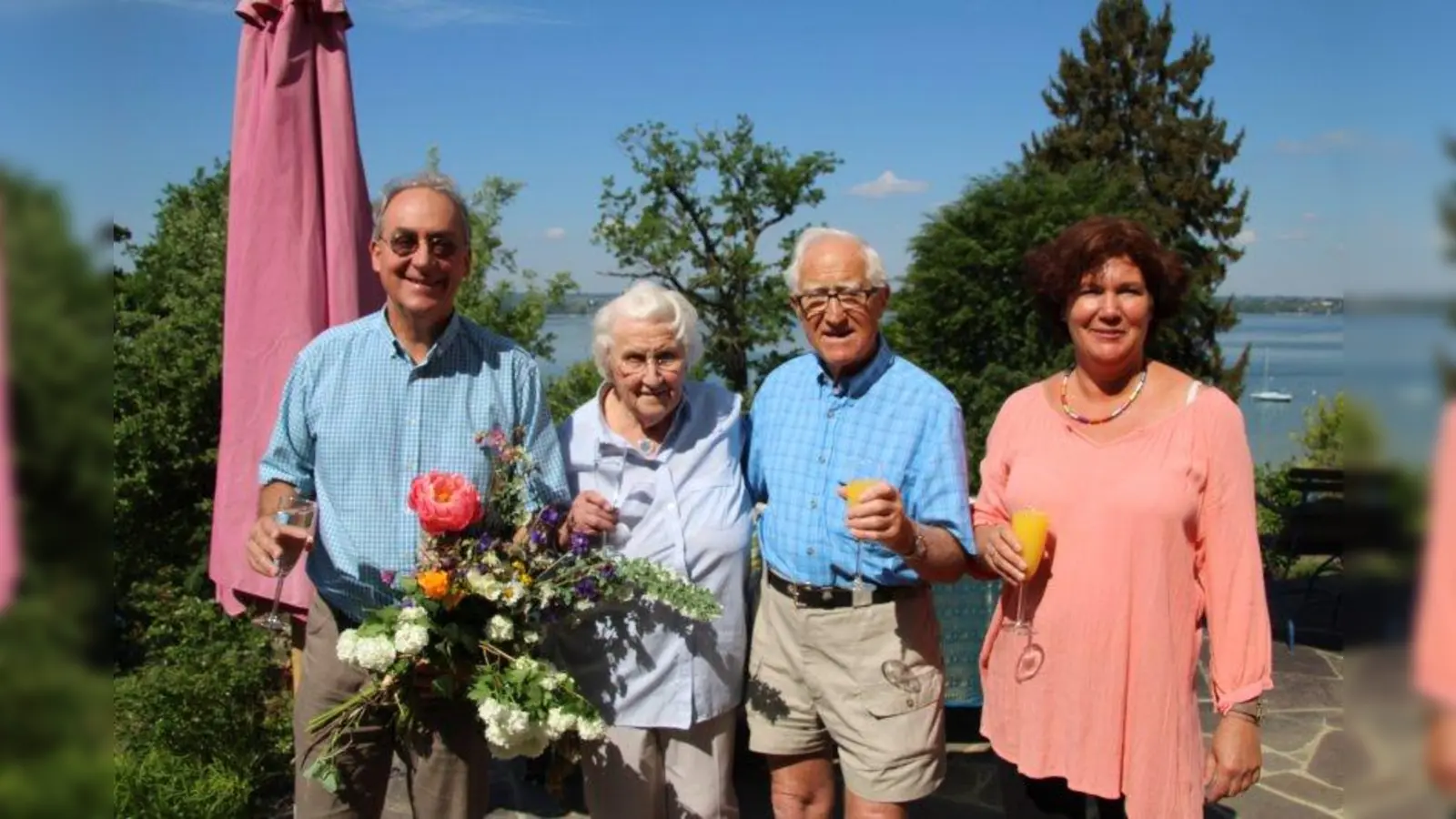 Michael Ibarra, Doris Ibarra mit ihrem Bruder Rainer Walker und Kirsten Ibarra (von links). (Foto: mka)