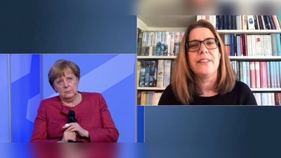 Bundeskanzlerin Angela Merkel: „Die letzte schlüssige Antwort kann ich nicht geben.” -<br>Katrin Schmidt:  „Ich wünsche mir mehr Einheitlichkeit bei den Regeln.” (Foto: Bundesregierung)