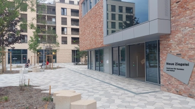 Die Neue Ziegelei ist das Zentrum für Soziales und Kultur im Prinz-Eugen-Park. (Foto: bas)