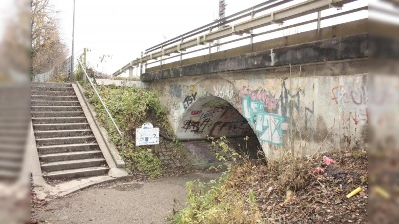 Die Passage unter den Schienen verbindet Sendling mit dem Münchner Süden. (Foto: job)