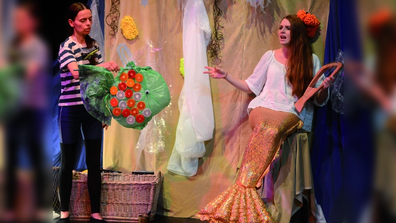 Am 1. November bringt das Klexs-Theater den Glitzerschuppenfisch auf die Festival-Bühne. (Foto: Wolfgang Diekamp)
