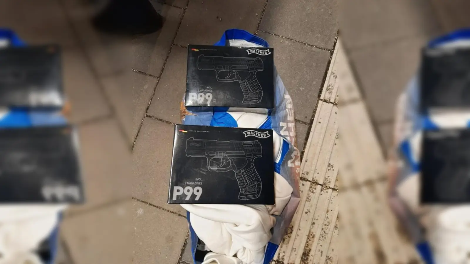 Diese beiden Softairwaffen transportierte der 17-Jährige im Regionalexpress Landshut – München.  (Foto: © Bundespolizei)