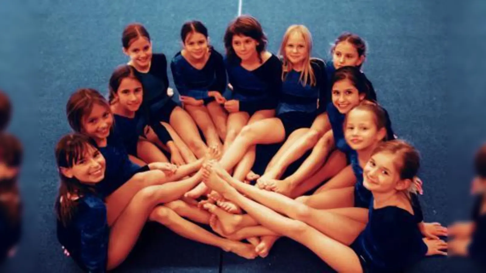 Die Mädchenwettkampfgruppe der Neun- bis Elfjährigen trainierte bisher zweimal in der Woche. Anderthalb Stunden davon fallen nun durch die Hallenkürzungen weg. (Foto: privat)