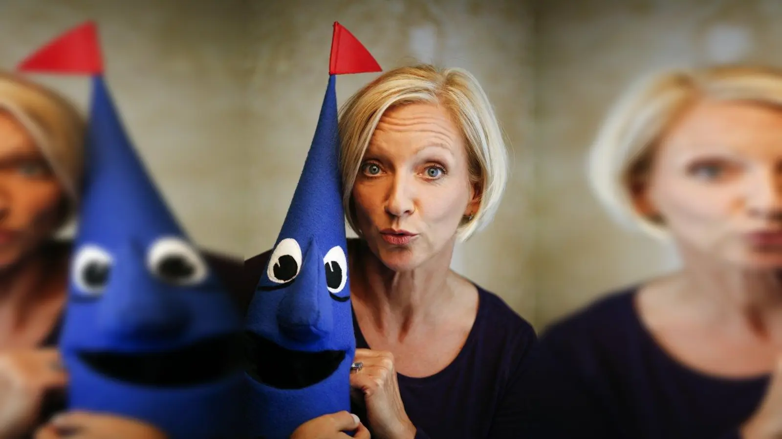 Patricia Prawit kommt als Burgfräulein Bö ins Guardini90. (Foto: Georg Valerius)