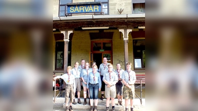 Die Pfadfinder des Stammes »Nemeta« aus Hörlkofen.    	          (Foto: Pfadfinder aus Hörlkofen)