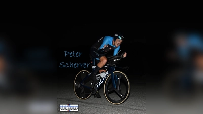 In 24 Stunden schaffte Peter Scherrer die unglaublliche Leistung von 704,893 km und holte damit den Weltmeistertitel in seiner Altersklasse. (Foto: Scherrer)