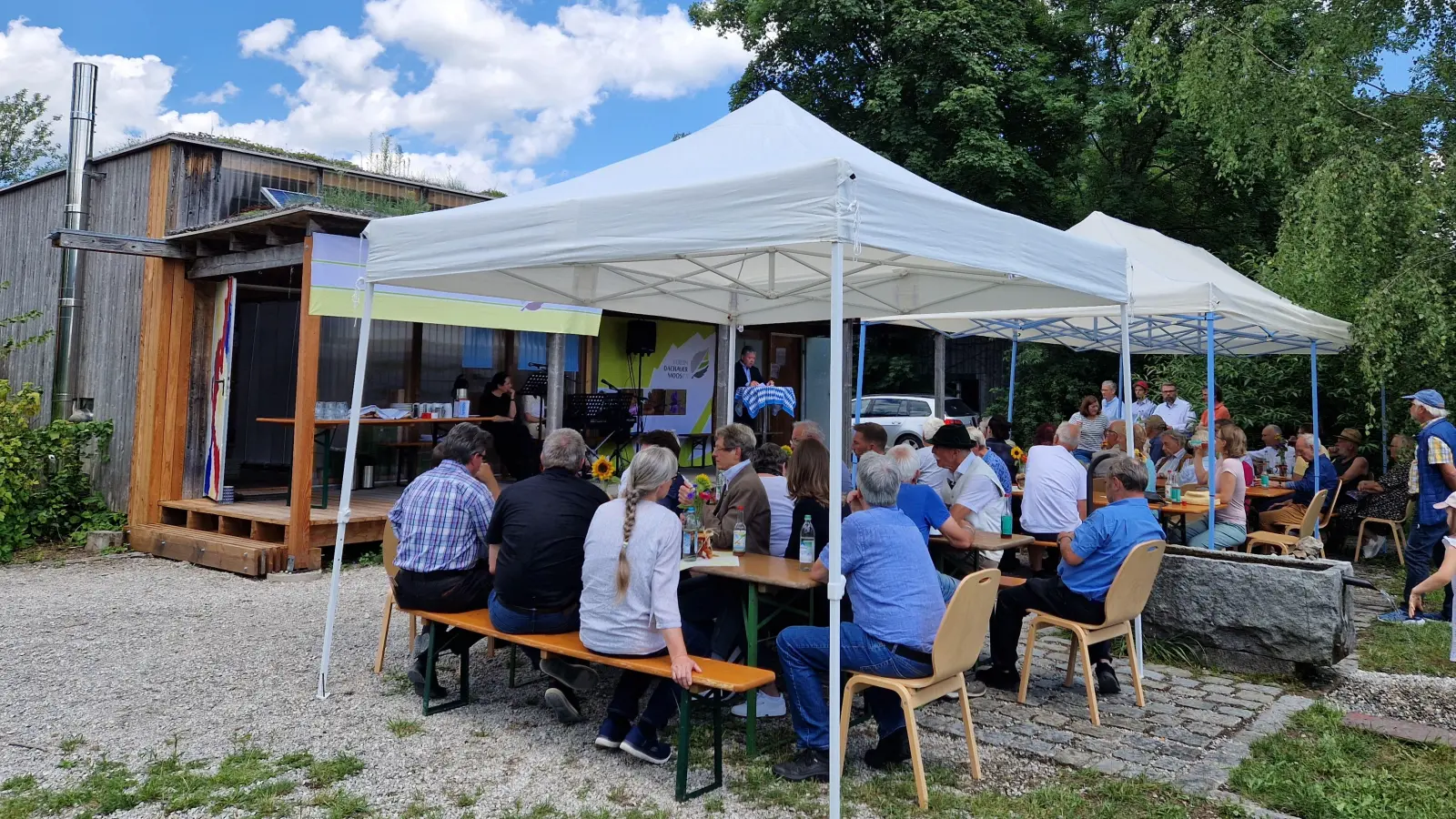 Gut besucht war die Jubiläumsfeier des Vereins Dachauer Moos. (Foto: Verein Dachauer Moos)