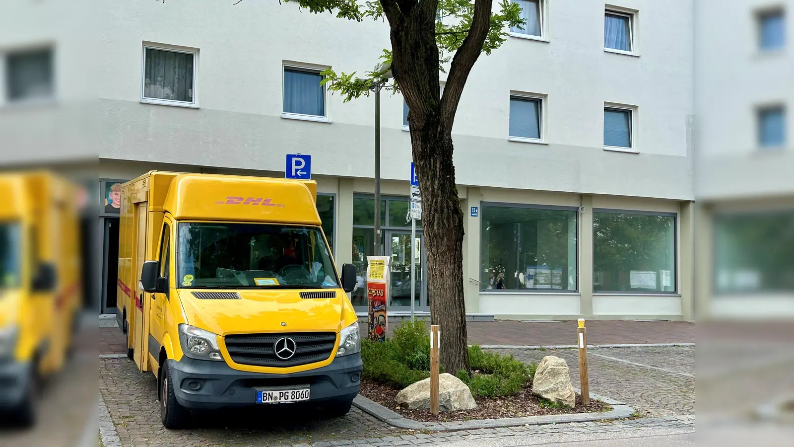 In die ehemaligen Räumlichkeiten der Franziskus-Apotheke zieht die neue Partner-Filiale der Deutschen Post ein. (Foto: Gemeinde)