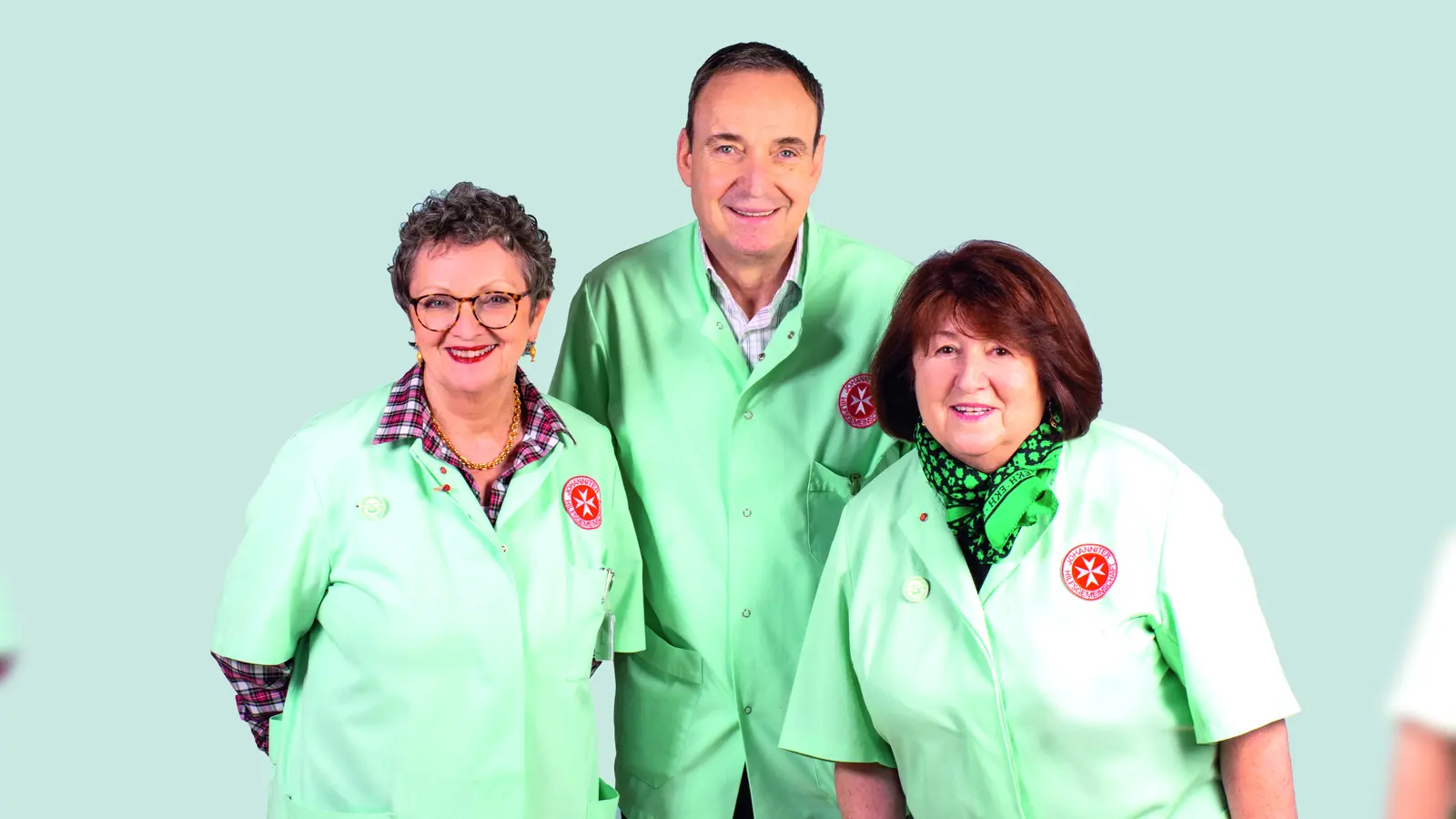 Das Team der „Grünen Damen und Herren“ in der Klinik Bogenhausen sucht Verstärkung. (Foto: München Klinik)