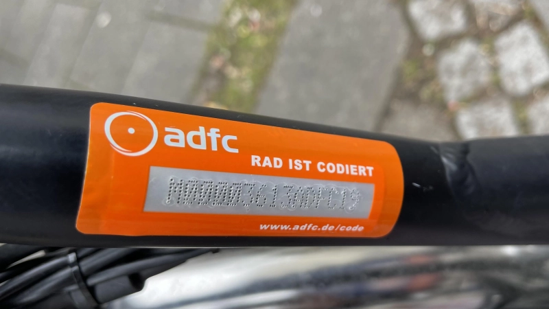 Die Codierung eines Fahrrads gilt als effektiver Diebstahlschutz. (Foto: hw)