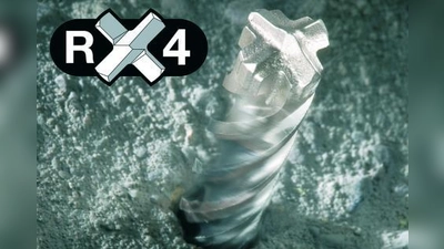 Die neuen RX4-Hammerbohrer von Milwaukee. (Foto: Milwaukee)