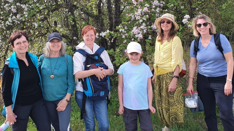 Die Frauengruppe des DAV Moosburg hatte zu einer Kräuterwanderung eingeladen. (Foto: DAV)
