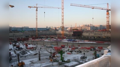 Neben der U- und S-Bahnstation Heimeranplatz entsteht das neue ADAC-Hochhaus. In dem werden über 2000 Leute arbeiten. Der BA Schwanthalerhöhe fordert deshalb, die Station den Bedürfnissen der veränderten Lage anzupassen. (Foto: tg)