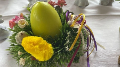 Die Besucher können Handarbeiten und Geschenke rund ums Osterfest erwerben. (Foto: Gustav-Adolf-Gemeinde)