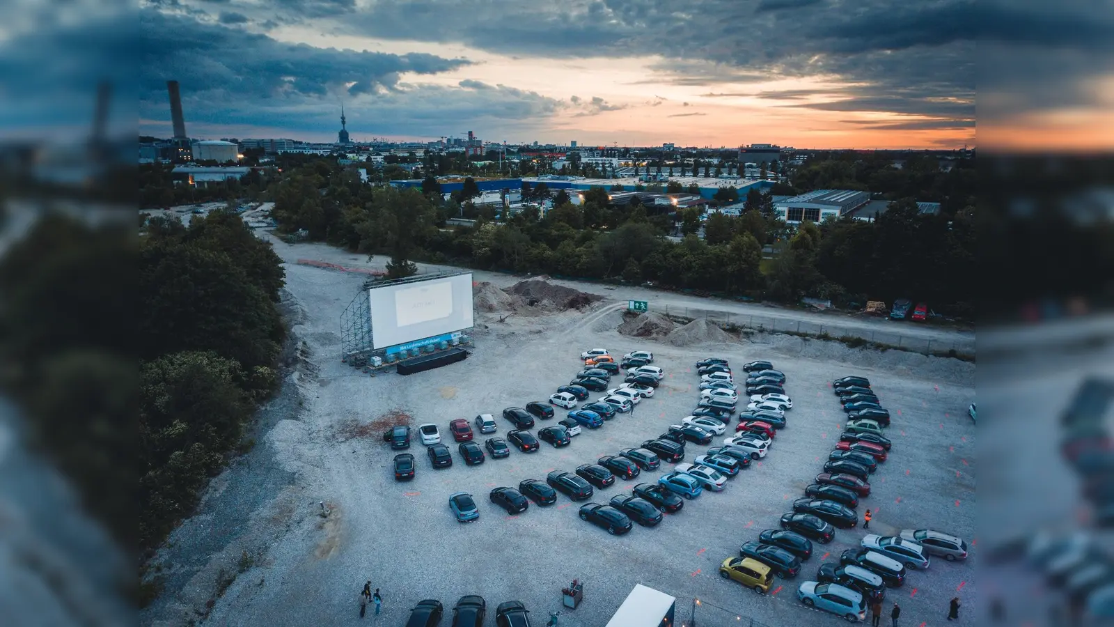 Die junge Filmproduktionsfirma Junique Productions eröffnet ein Autokino in München.  (Foto: privat)