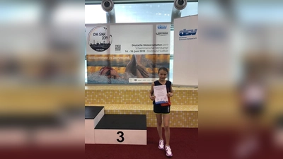 Charlotte Nilsson erreichte den 5. Platz beim Rücken-Mehrkampf. Herzlichen Glückwunsch zum sportlichen Erfolg. (Foto: VA)